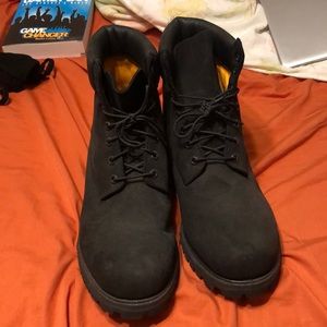 US Mens Size 14 All Black timberland boots